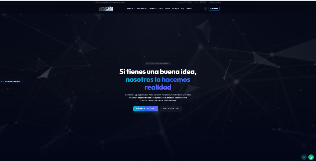 Nueva web desarrollada por zonadeweb